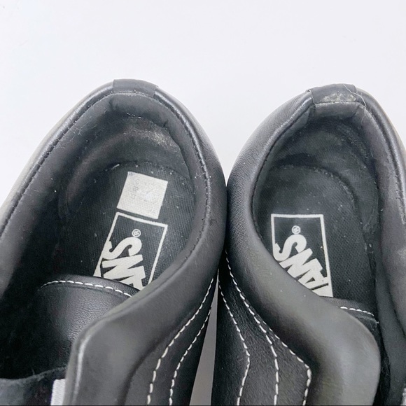 Vans x Karl Lagerfeld Old Skool Laceless Leather Platform Sneakers - Picture 7 of 9